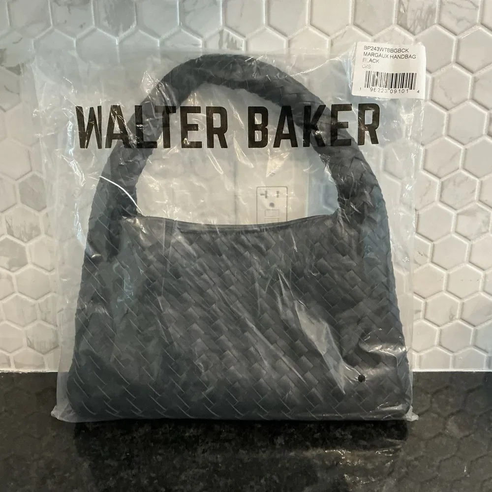 Walter Baker Margaux‎ Handbag, Black, Vegan Leather, NWT Slouchy Bag
